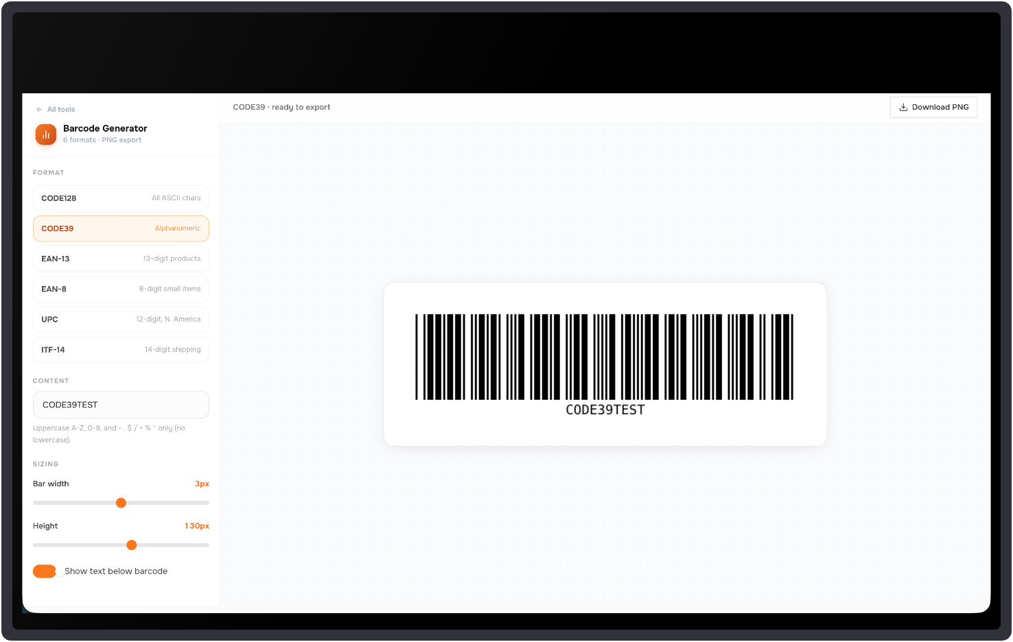 Barcode Generator