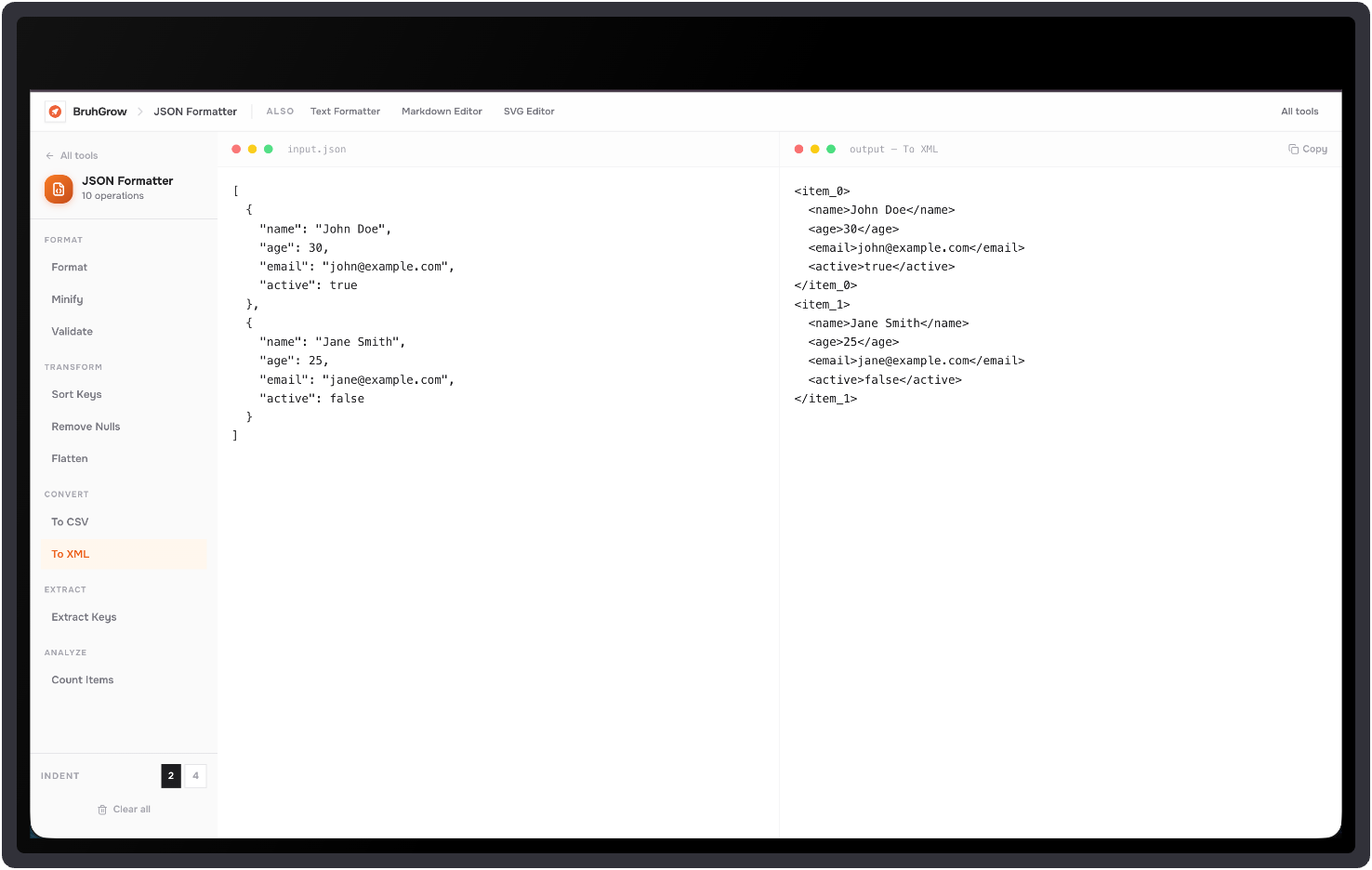 JSON Formatter