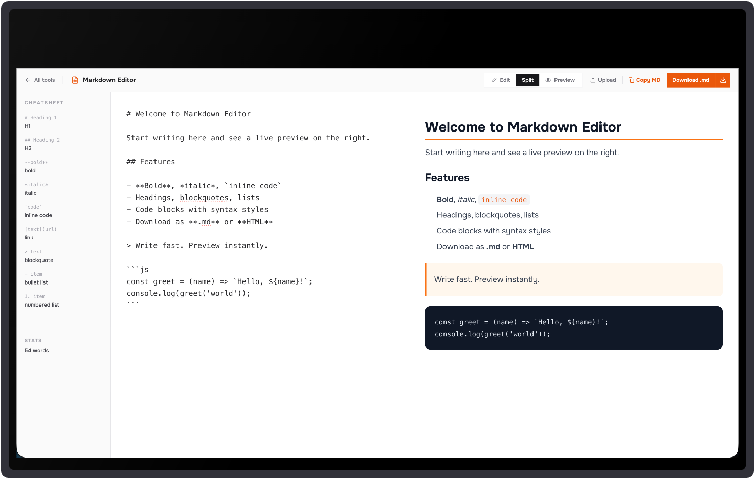 Markdown Editor