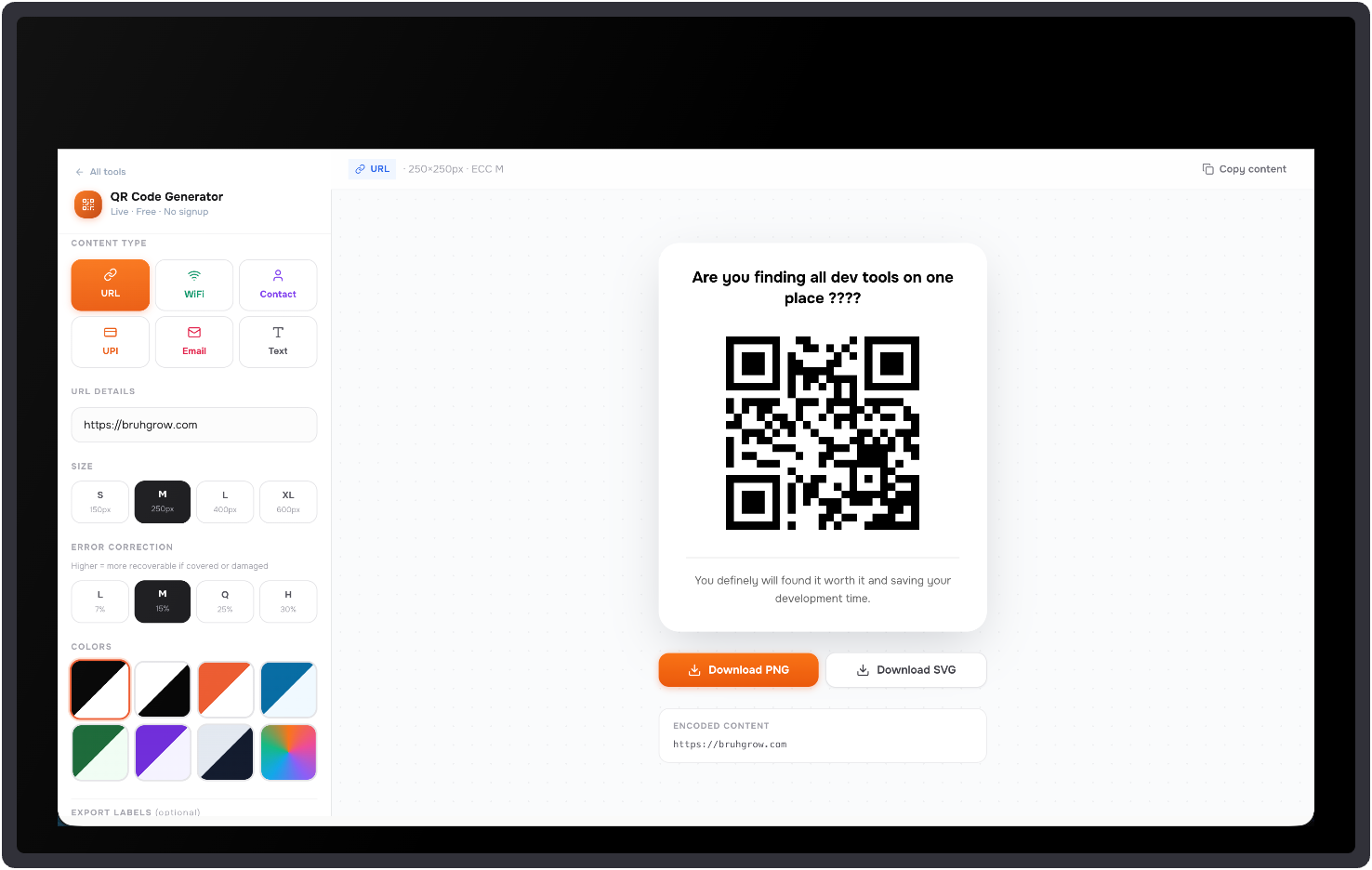 QR Code Generator